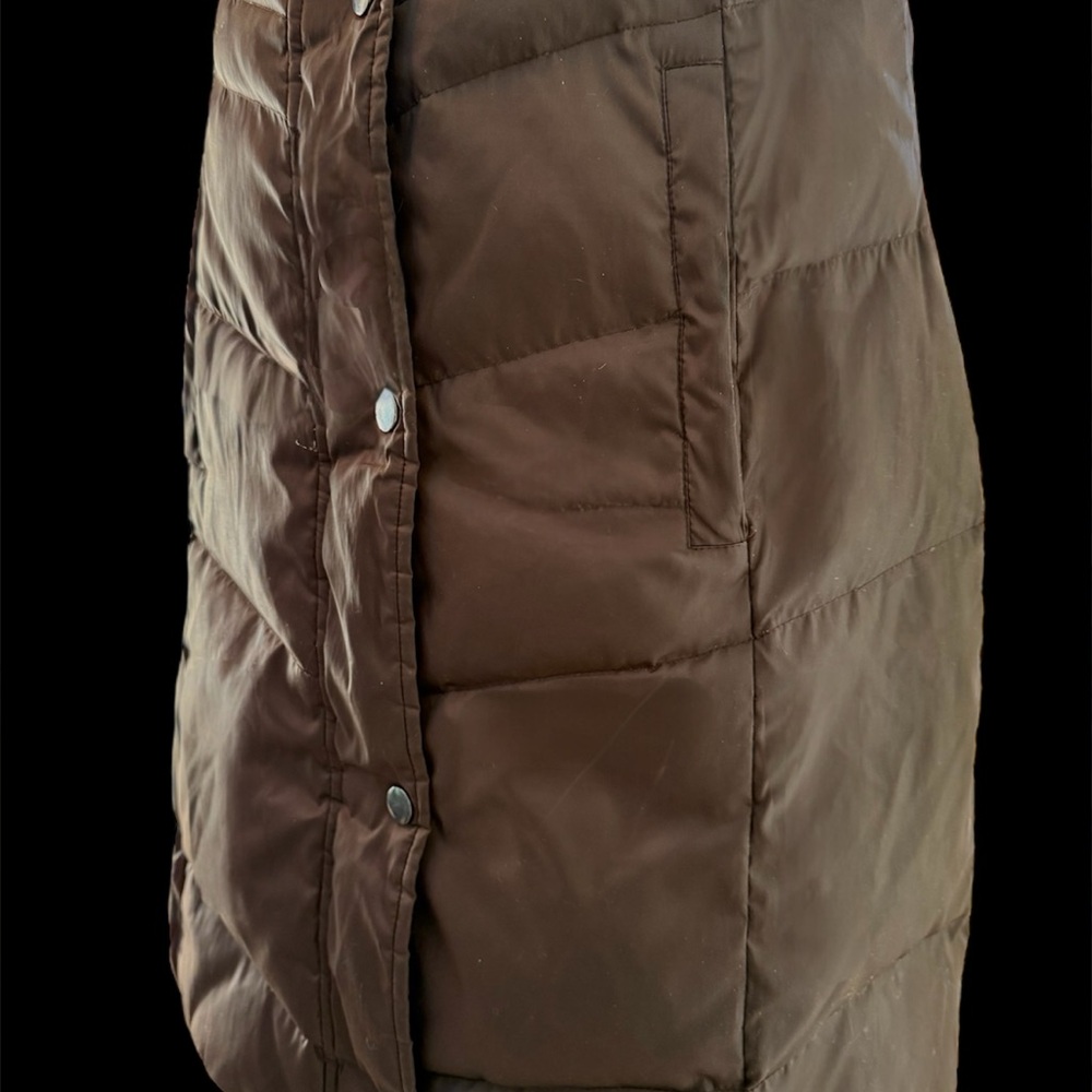 London Fog Down Parka, Fur Hood, Pockets, Inner Wrist Sleeve, M - Picture 10 of 14